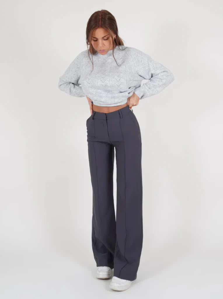 Levoire | Pantalon Slim Fit Femme Gris