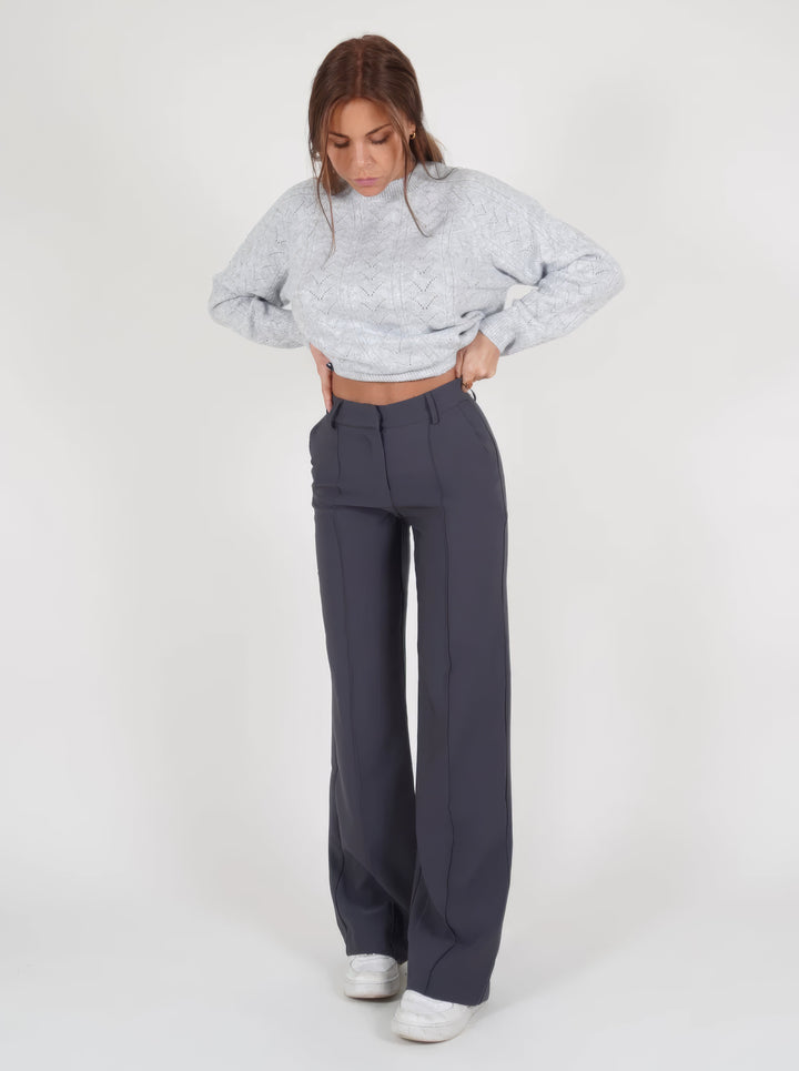 Levoire | Pantalon Large Gris
