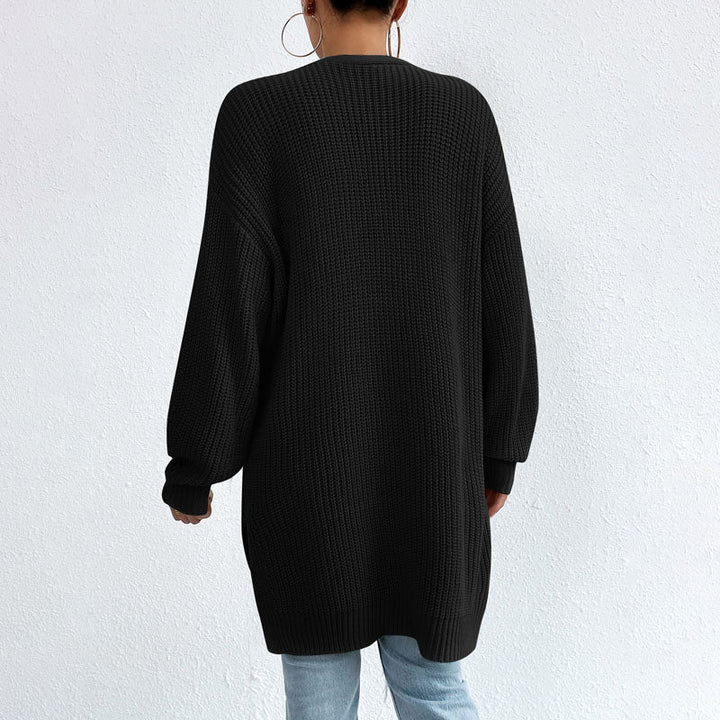 Levoire | Veste Longue Tricotée Avec Détails Subtils Pour Femmes