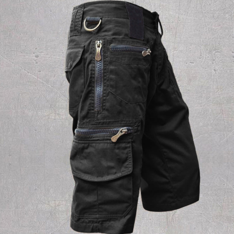 Levoire | Shorts Cargo Élégants Noir