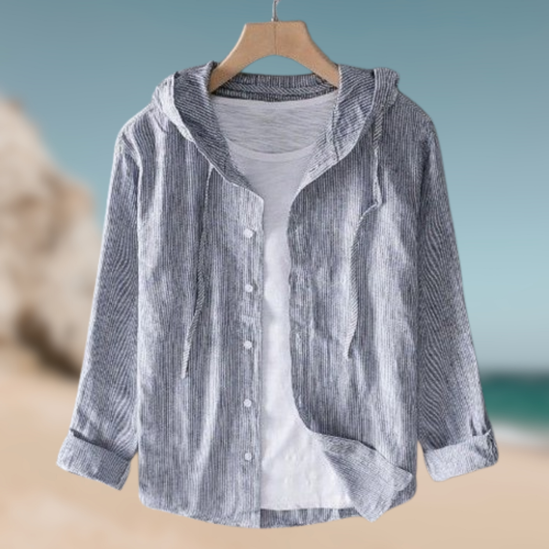 Levoire | Chemise respirante avec capuche Gris