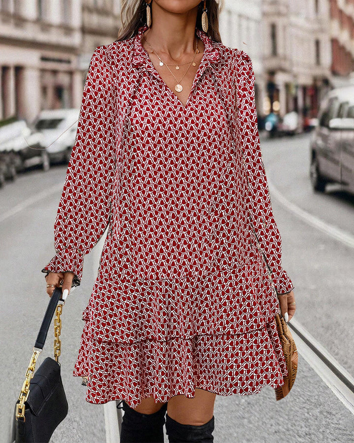 Levoire | Robe Élégante Pour Femmes À Manches Longues Rosa