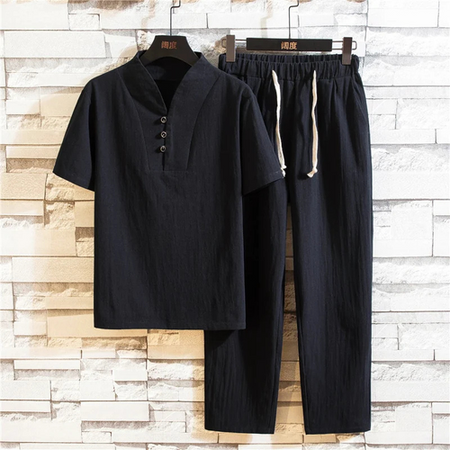Levoire | Hommes Ensemble Lin Tendance & Tenue d'Été Pour Hommes