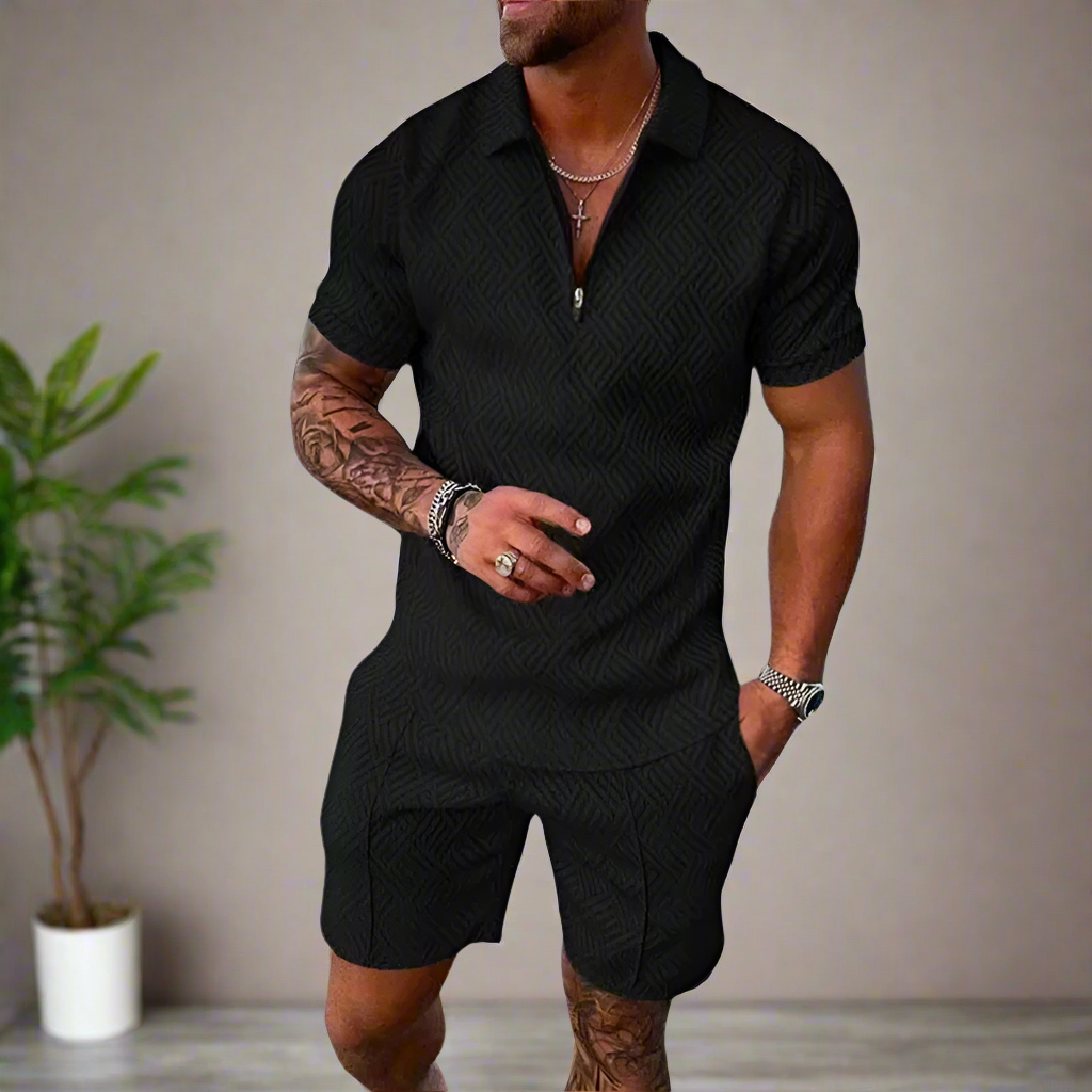 Levoire | Combinaison D'Été En Polo Et Shorts