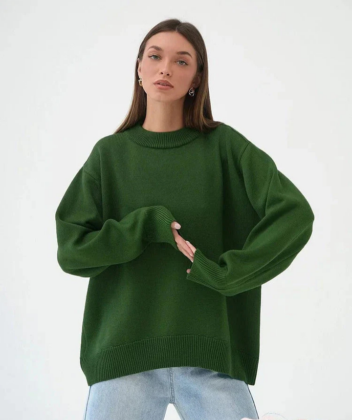 Levoire | Col V Pull Femmes Vert