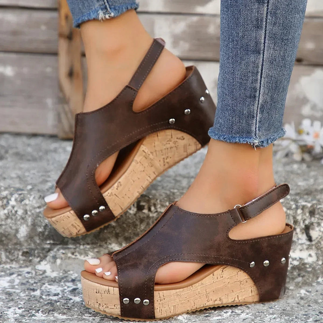 Levoire | Sandales à talons hauts Braun