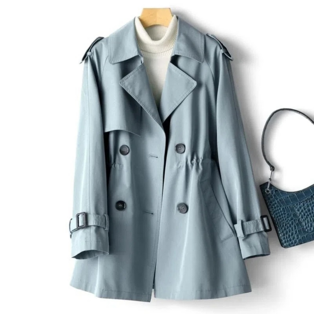 Levoire | Trench-Coat Décontracté Pour Femmes Bleu