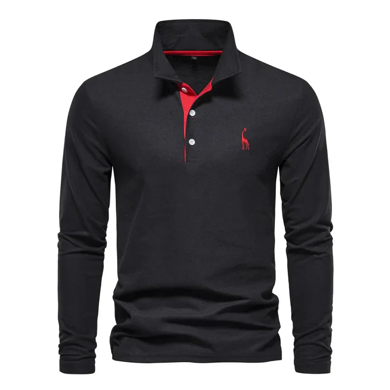 Levoire | Pull Polo Classique Pour Moments Exigeants Noir
