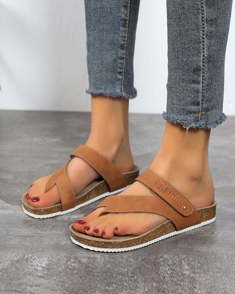 Levoire | Sandales En Cuir Confortables Braun