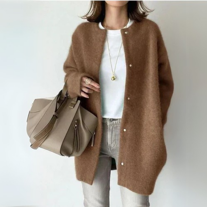 Levoire | Gilet en tricot élégant pour femmes Braun (Seulement 3 pièces disponibles)