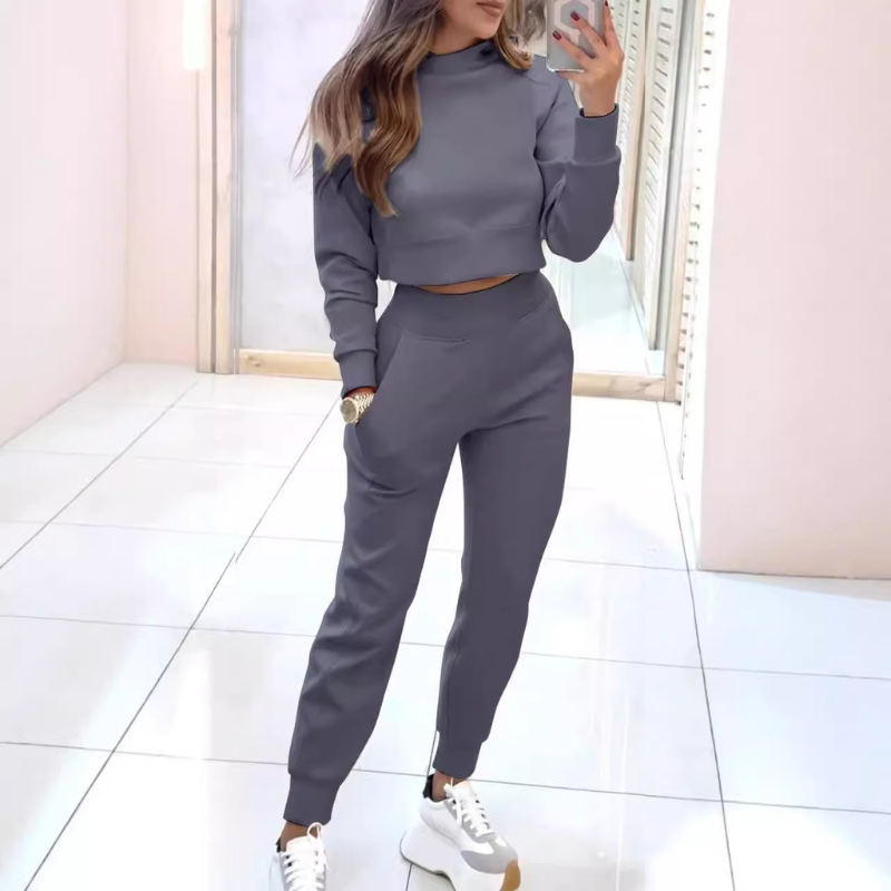 Levoire | Ensemble sweat-shirt et pantalon de jogging Gris