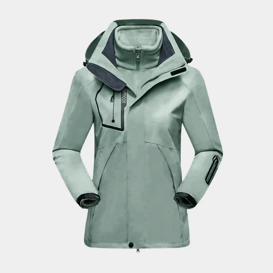 Levoire | Veste De Ski Imperméable Pour Femmes Vert