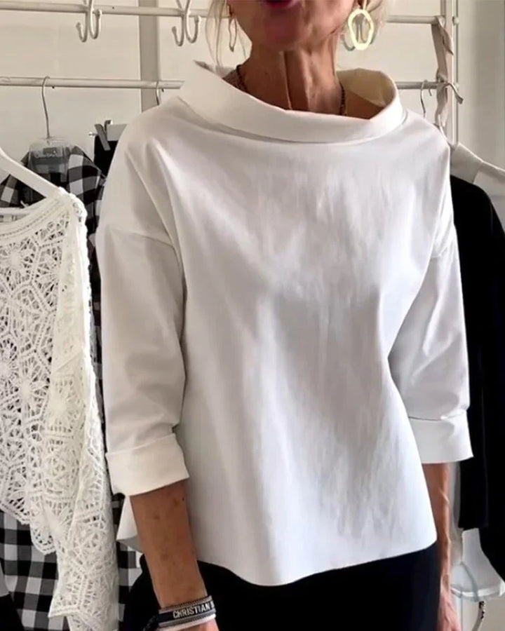 Levoire | Femmes Élégant Haut Blanc