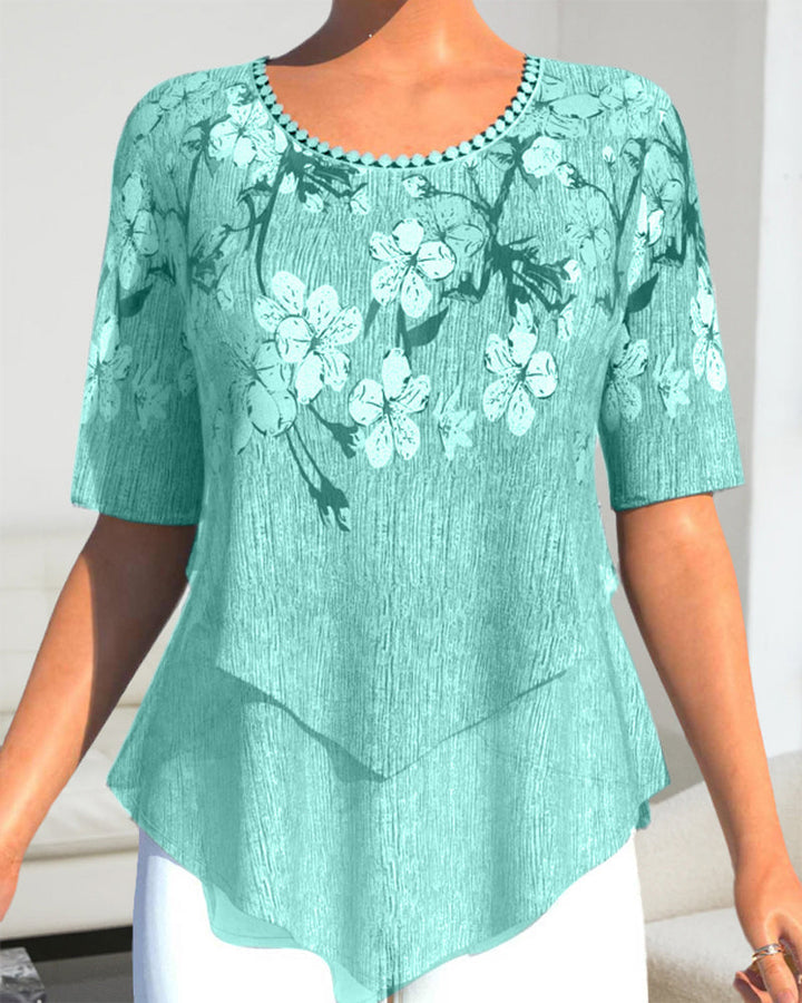 Levoire | Haut avec imprimé floral Vert