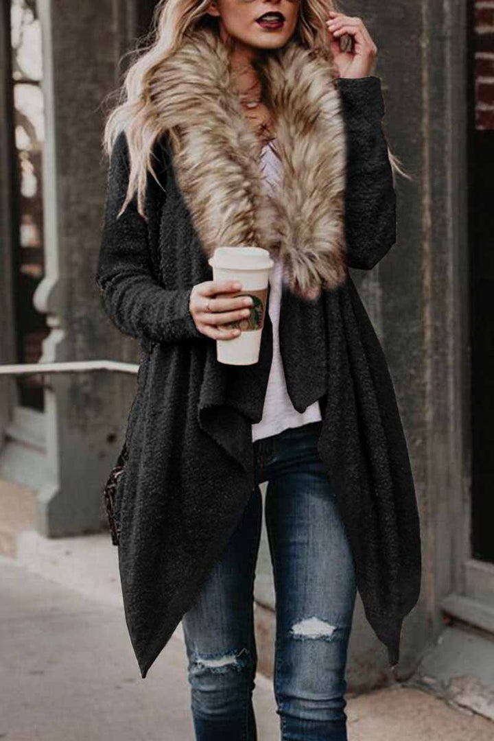 Levoire | Veste en peluche Noir