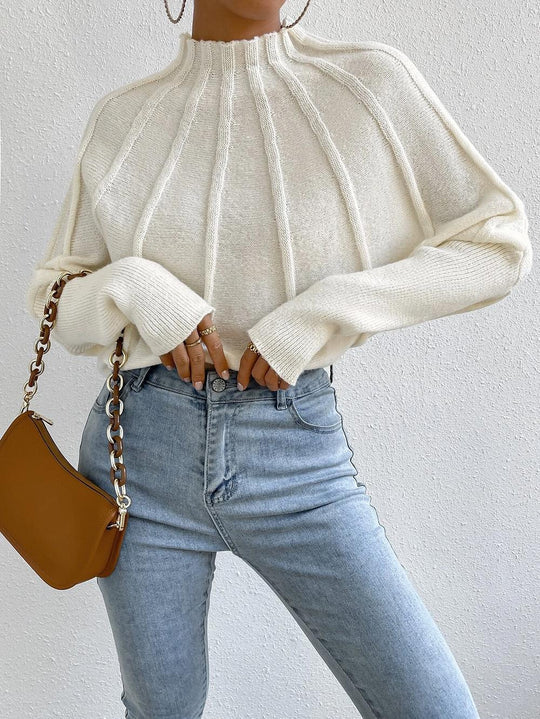 Levoire | Pull En Tricot Chaud Avec Col Montant