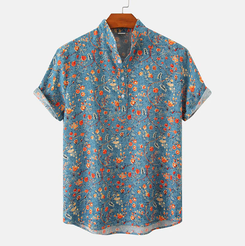 Levoire | Robe Longue Soie Élégante Bleu S