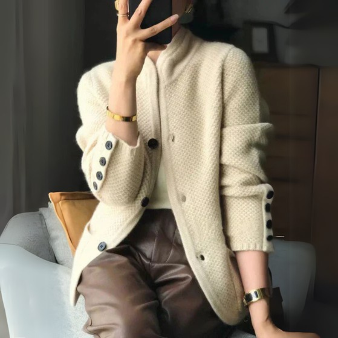 Levoire | Élégant Et Confortable Gilet Beige (Vain 8 pièces restantes)
