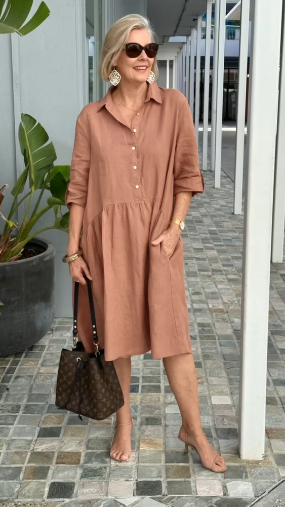 Levoire | Nouvelle robe décontractée Kaki