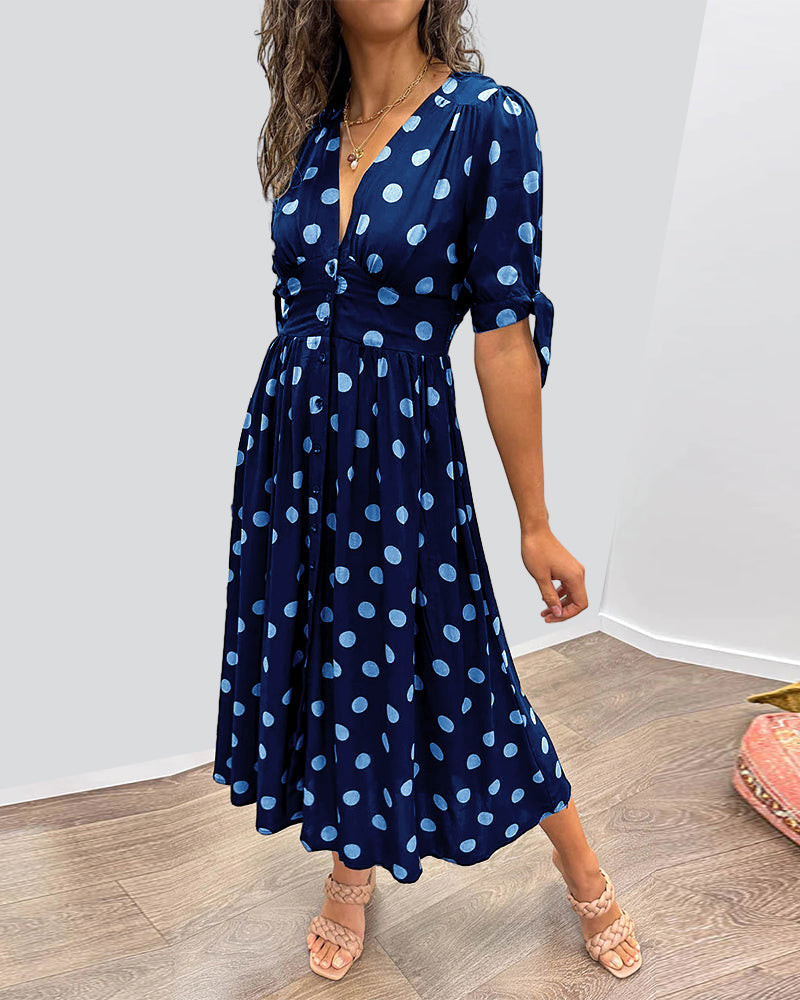 Levoire | Robe midi fleurs colorées