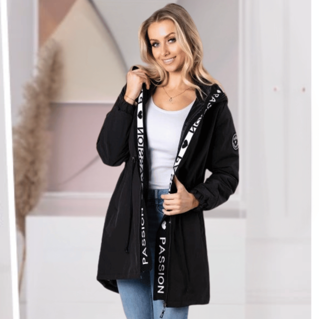 Levoire | Veste À Capuche Confortable Pour Le Quotidien Noir