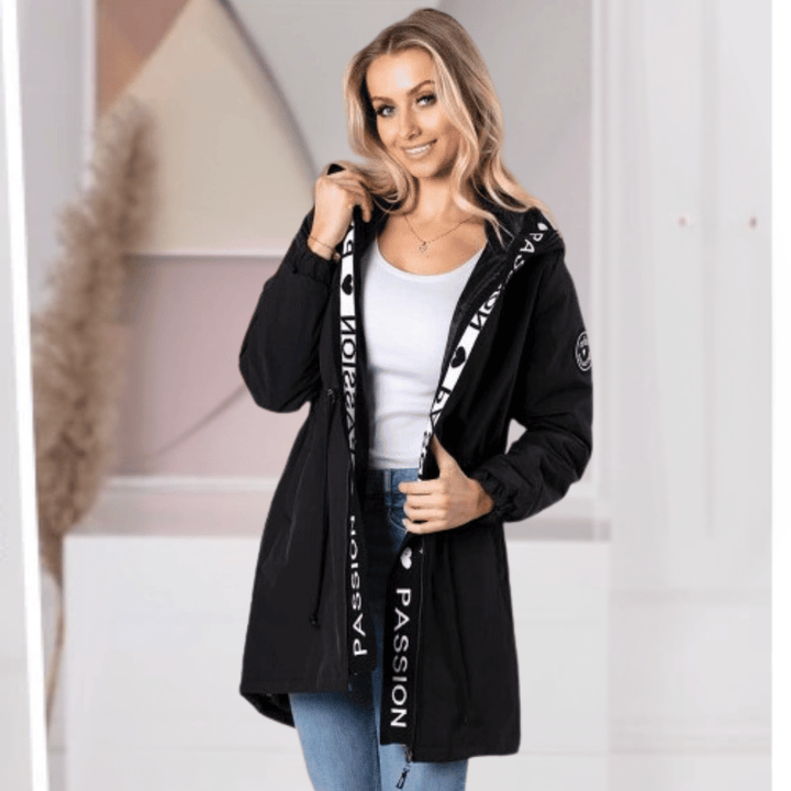 Levoire | Veste À Capuche Confortable Pour Le Quotidien Noir
