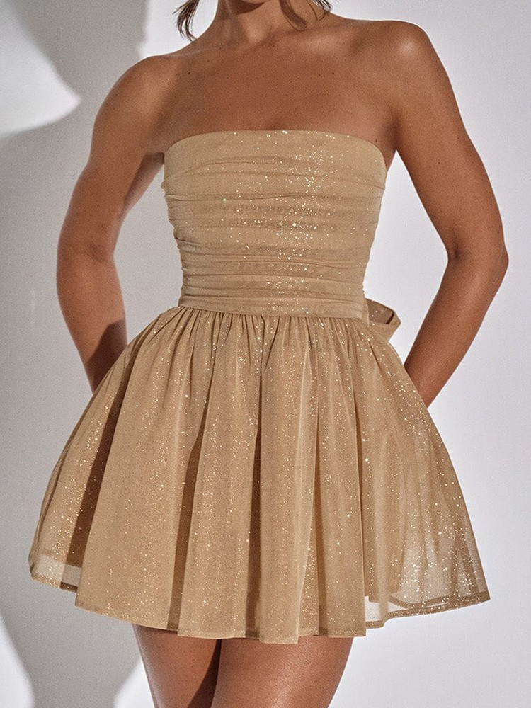 Levoire | Mini-Robe Élégante Sans Bretelles L