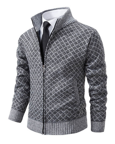 Levoire | Slim Fit Veste à manches longues avec fermeture éclair