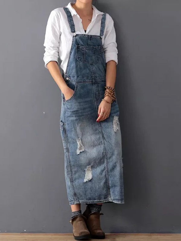 Levoire | Robe Rento Avec Poches Bleu clair