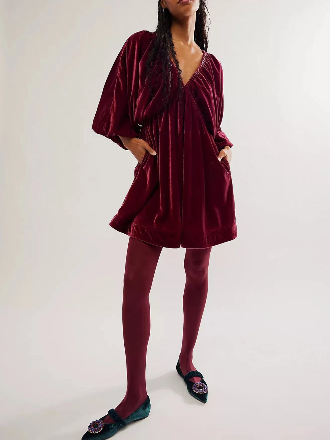 Levoire | Robe Mini En Velours Confortable
