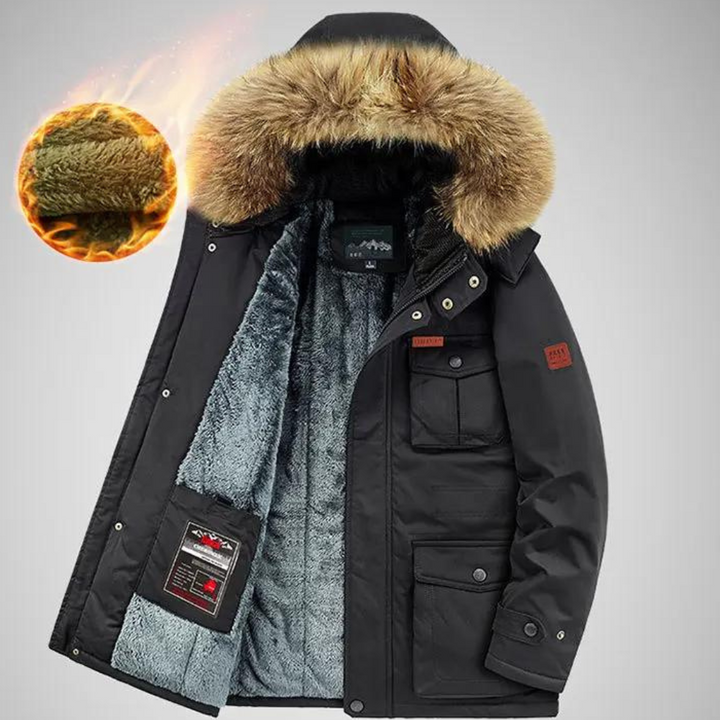 Levoire | Veste À Capuche En Polaire Longue À Manches Imperméable
