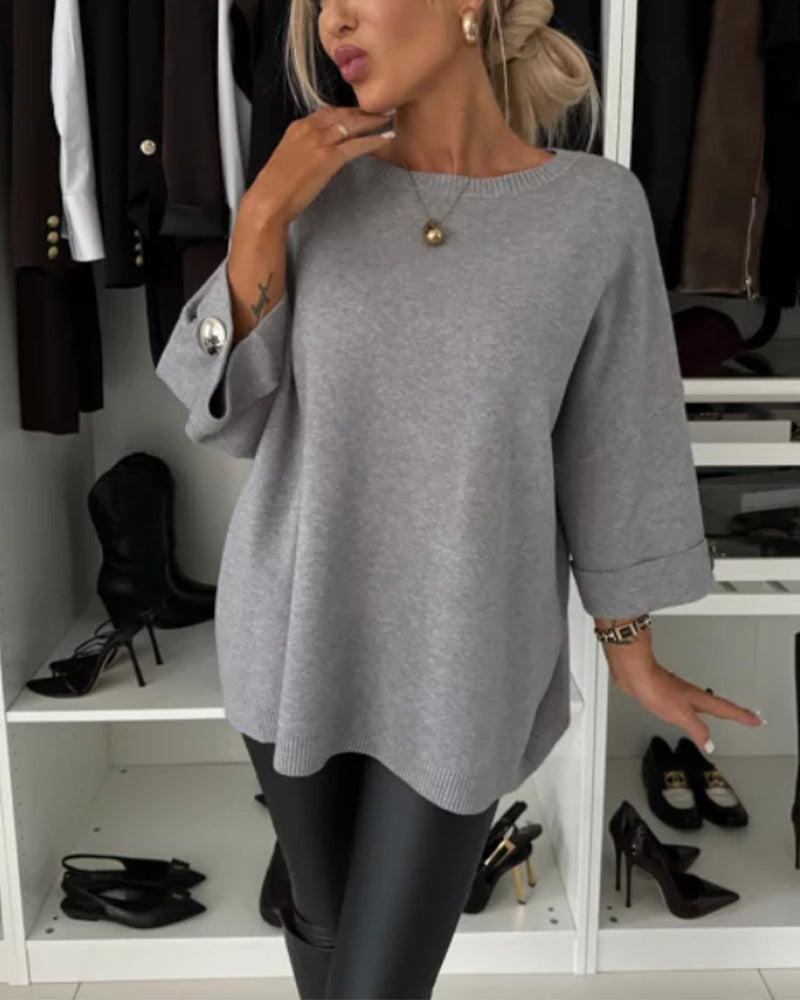 Levoire | Blouse En Tricot Stylée Gris