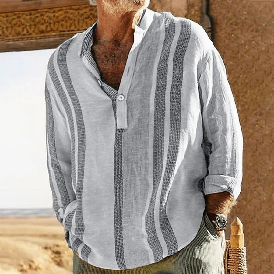 Levoire | Chemise D'Été Pour Hommes Gris