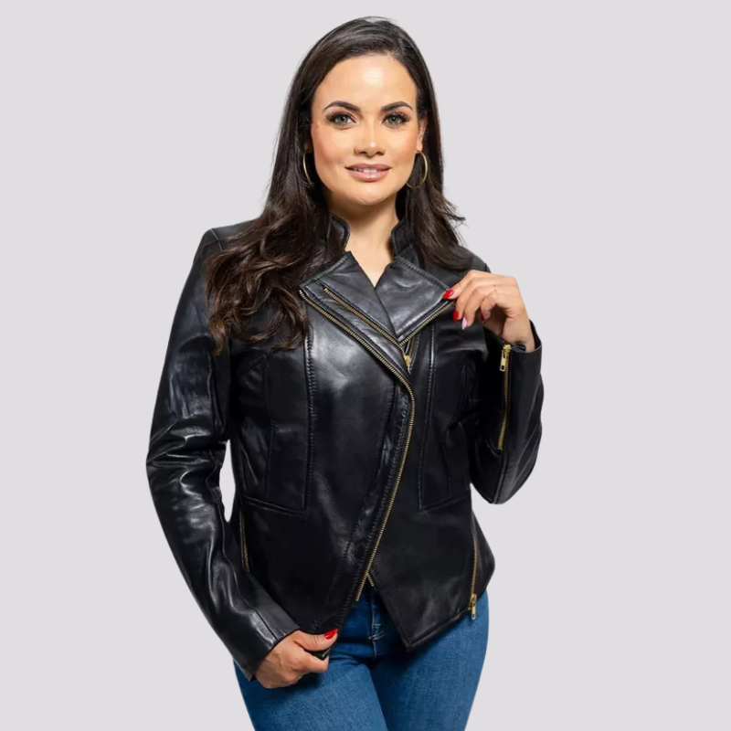 Levoire | Veste Légère En Cuir Élégante