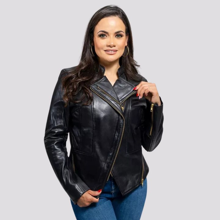 Levoire | Veste Légère En Cuir Élégante