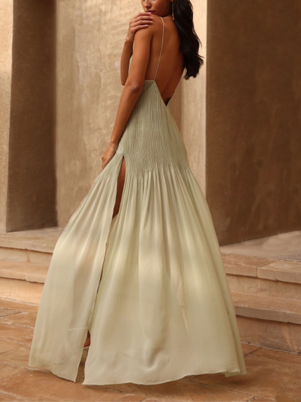 Levoire | Chic robe maxi plissée