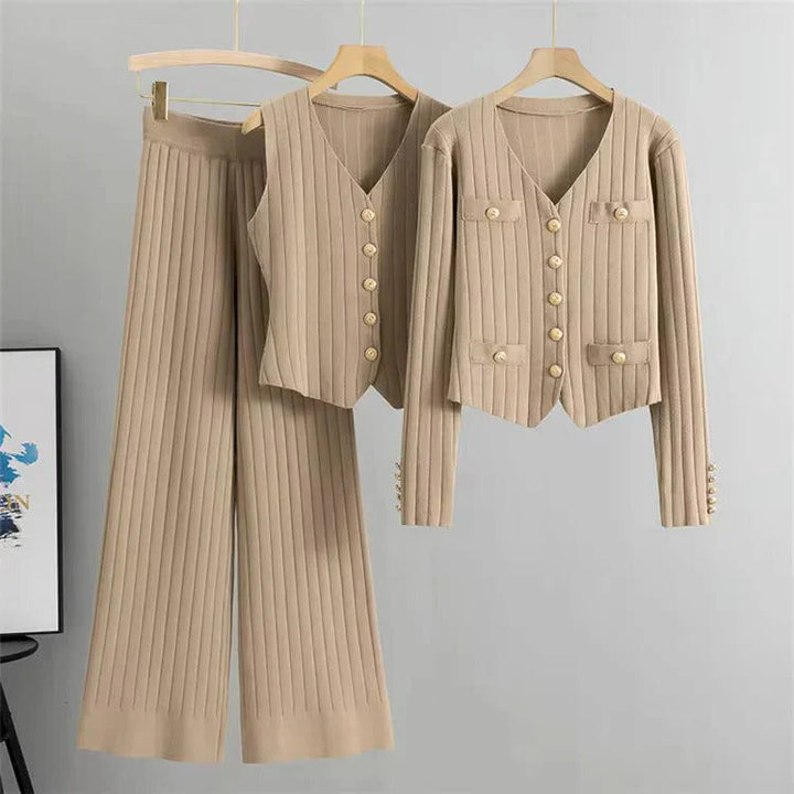 Levoire | Ensemble de cardigans pour femmes Khaki Taille unique