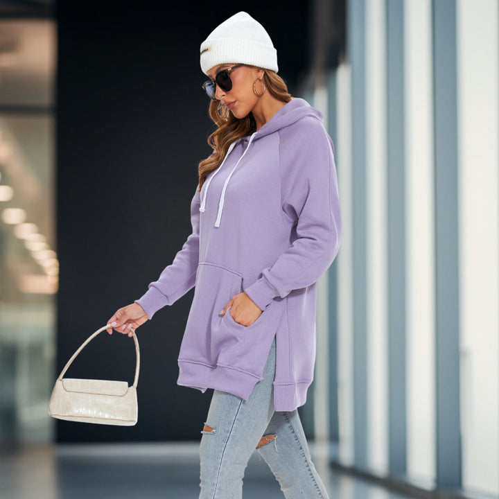 Levoire | Robe Oversize Élégante Avec Capuche Lilas