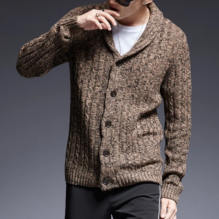 Levoire | Gilet Chaud Pour Hommes Café