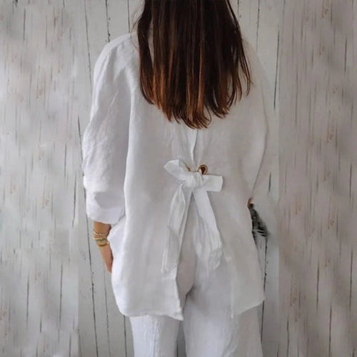 Levoire | Rennot Shirt Formé Avec Des Boutons Et Un Lien À L'Arrière