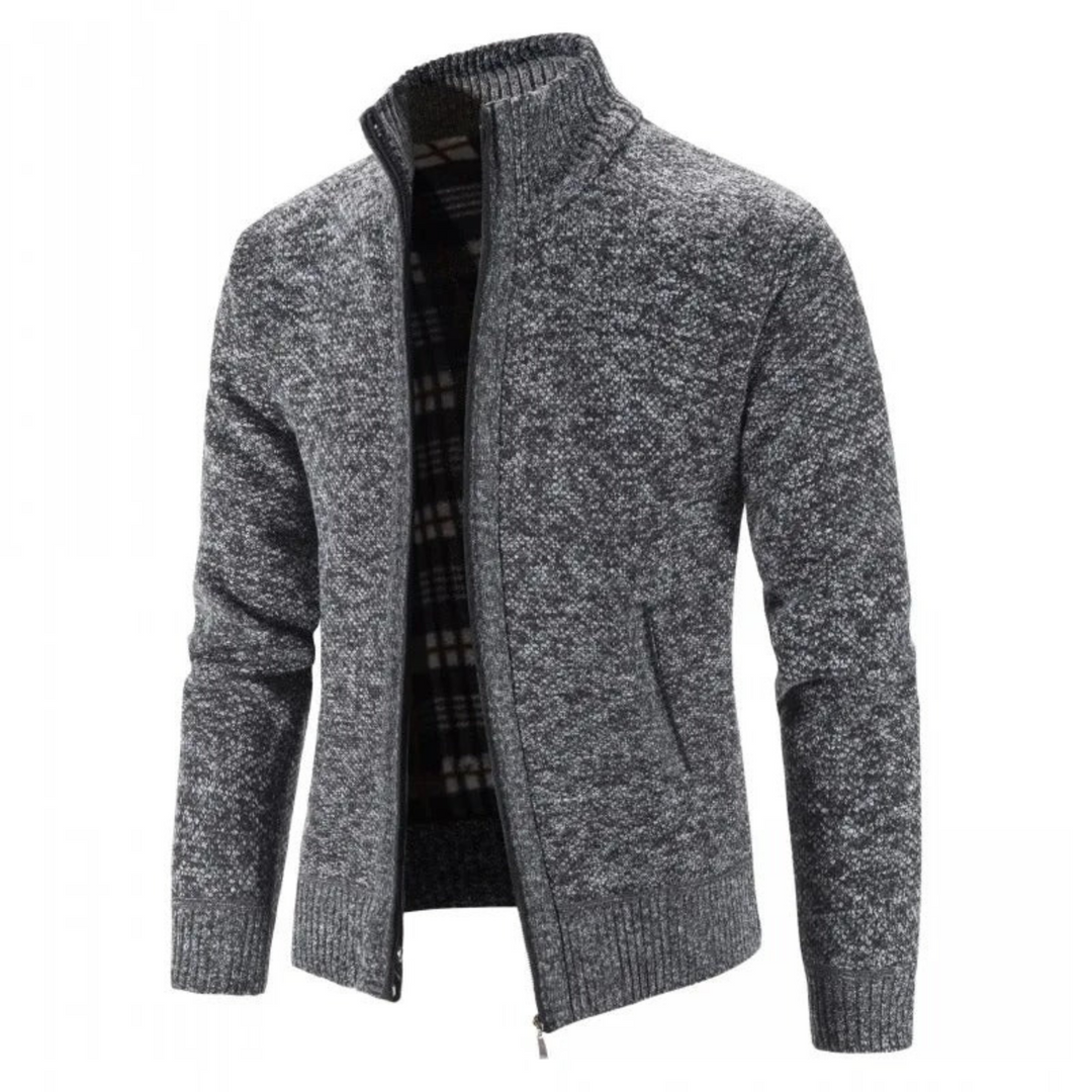 Levoire | Veste En Tricot Chaude Pour Hommes Gris foncé