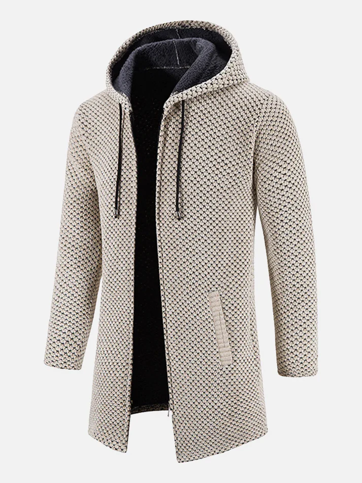 Levoire | Gilet Long En Polaire Doublé Beige