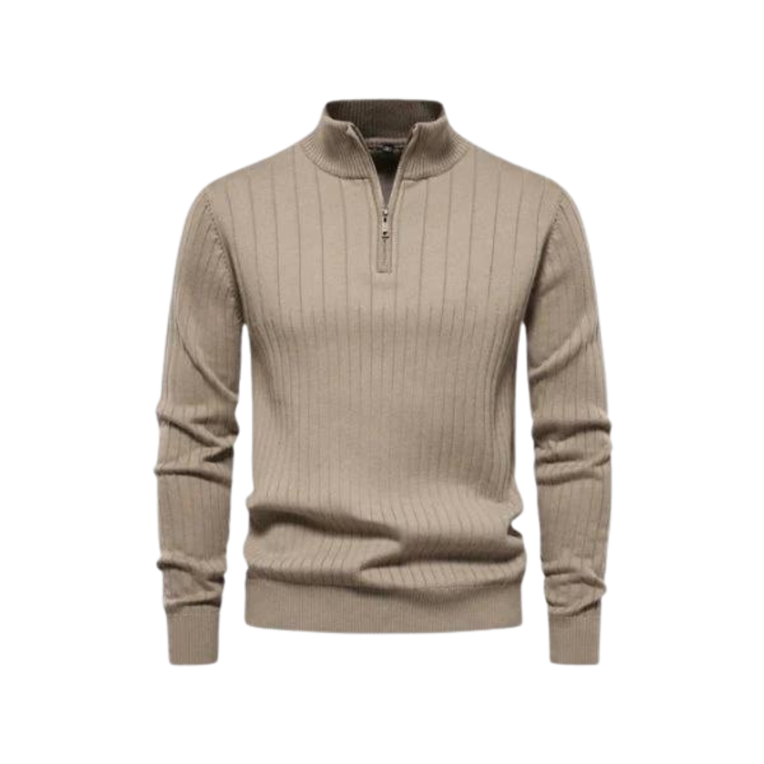 Levoire | Haut à zip Beige