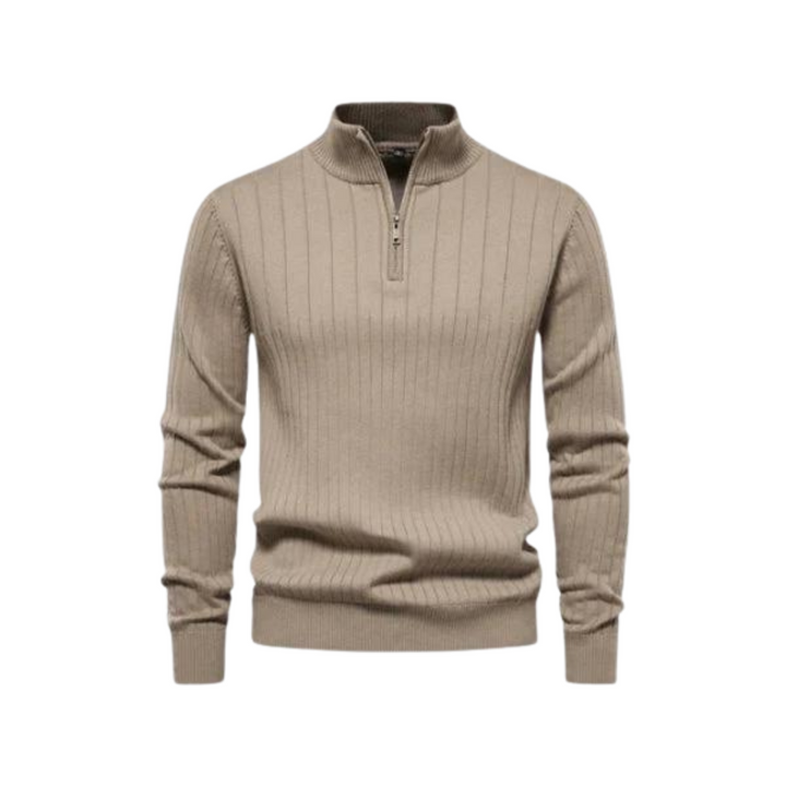 Levoire | Haut à zip Beige
