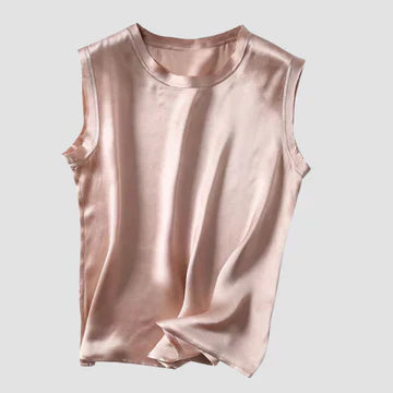 Levoire | Top En Satin De Soie À Épaules Dénudées