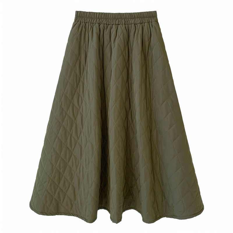 Levoire | Jupe Midi Renforcée Rembourrée Une taille Vert