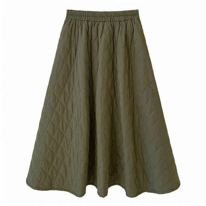 Levoire | Jupe Midi Renforcée Rembourrée Une taille Vert