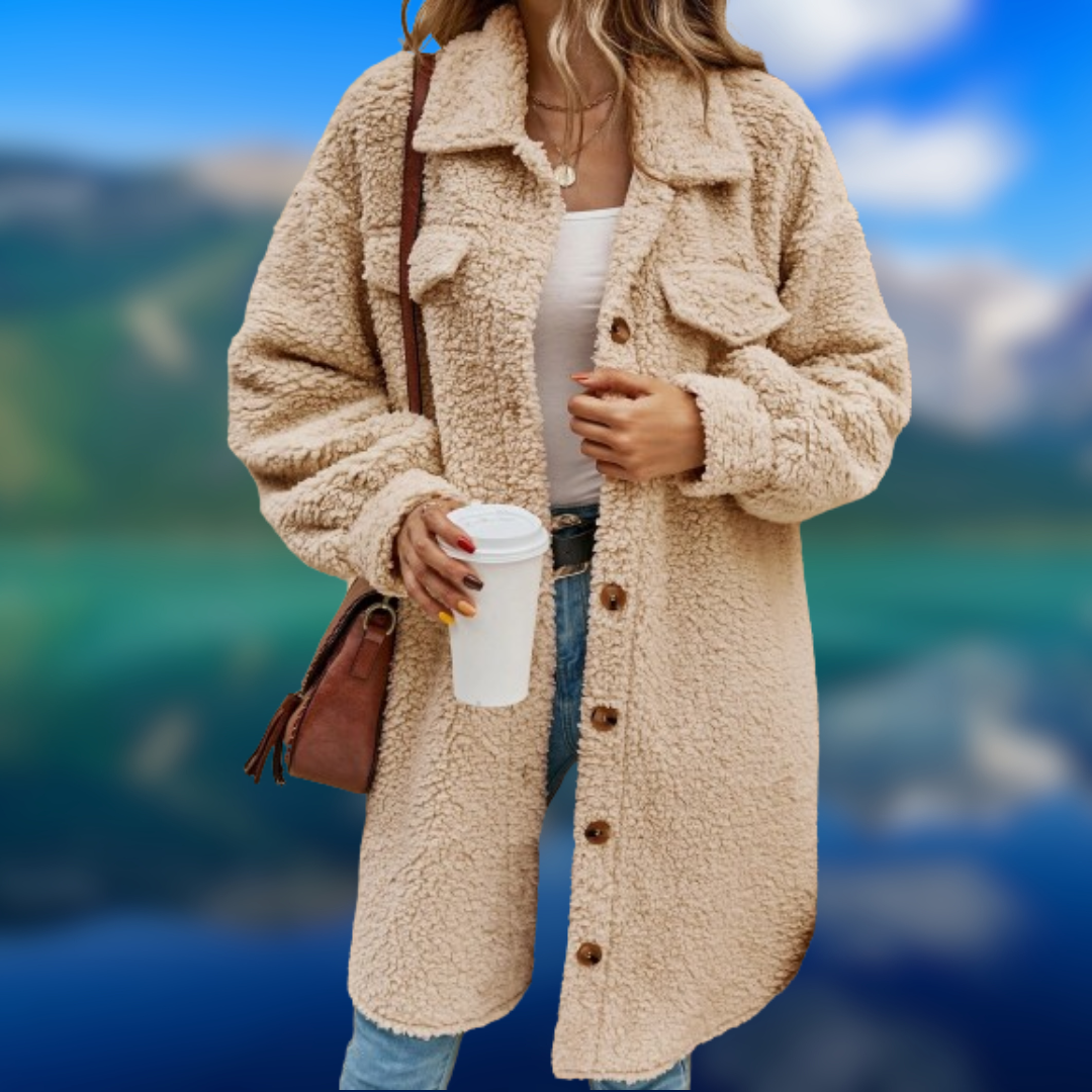 Levoire | Manteau d'automne pour femme Abricot