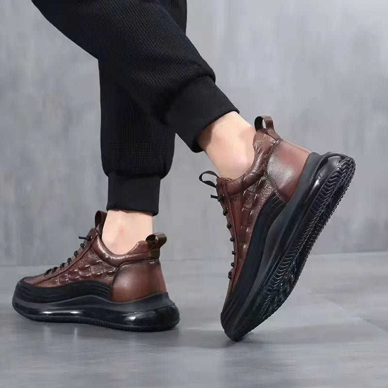 Levoire | Chaussures Pour Hommes Avec Un Coussin De Confort Braun