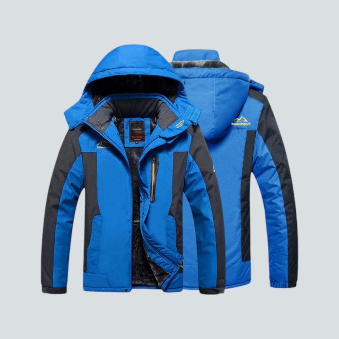 Levoire | Veste Imperméable Matelassée Pour Hommes Bleu